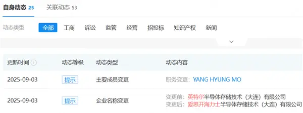 Intel大连晶圆厂正式改名SK海力士：升级之路却被彻底堵死